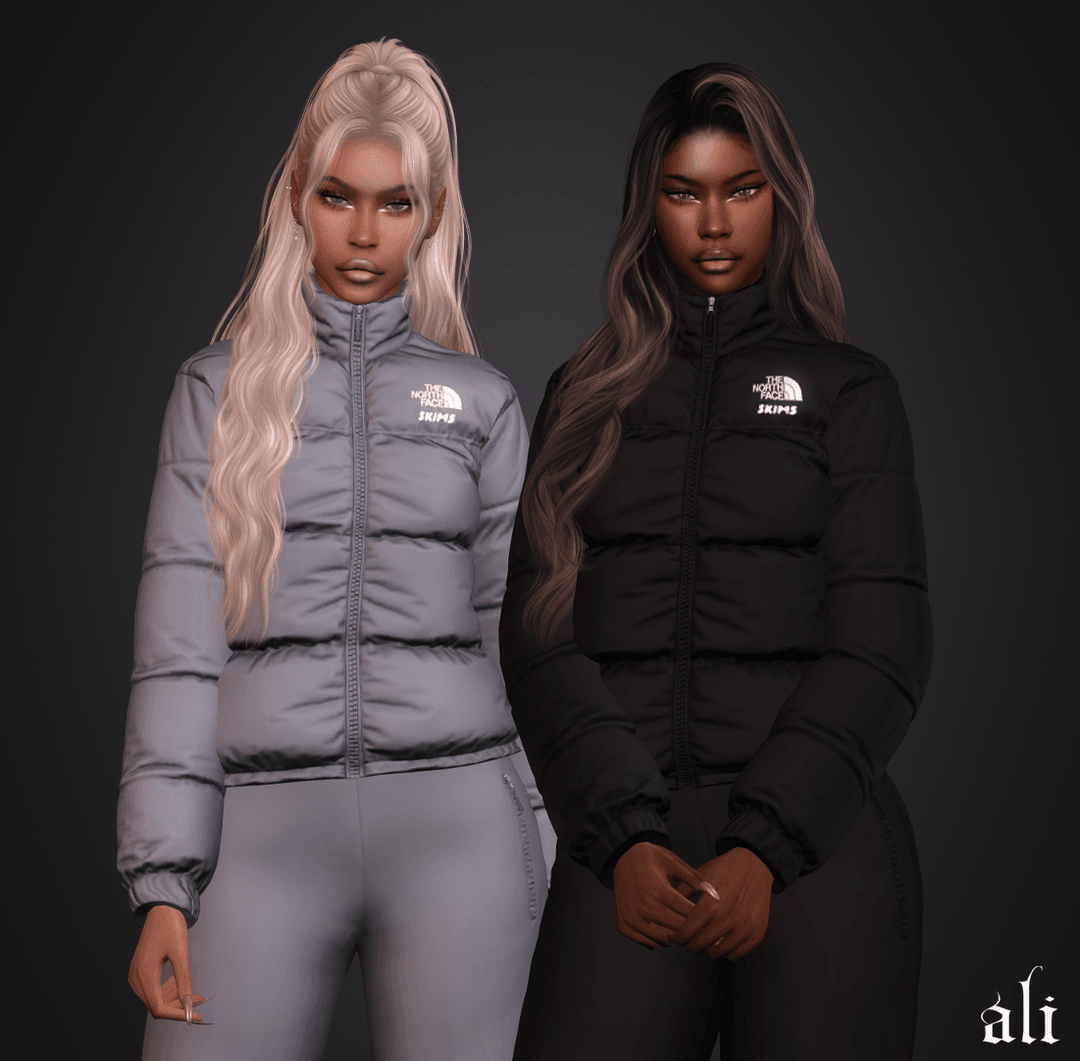 Галерея мода Зимний костюм The North Face x Skims #1